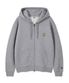 시그니처 키키 와펜 후드집업 그레이