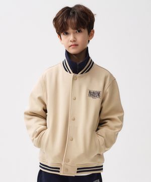 KIDS CLASSIC VARSITY JACKET beige