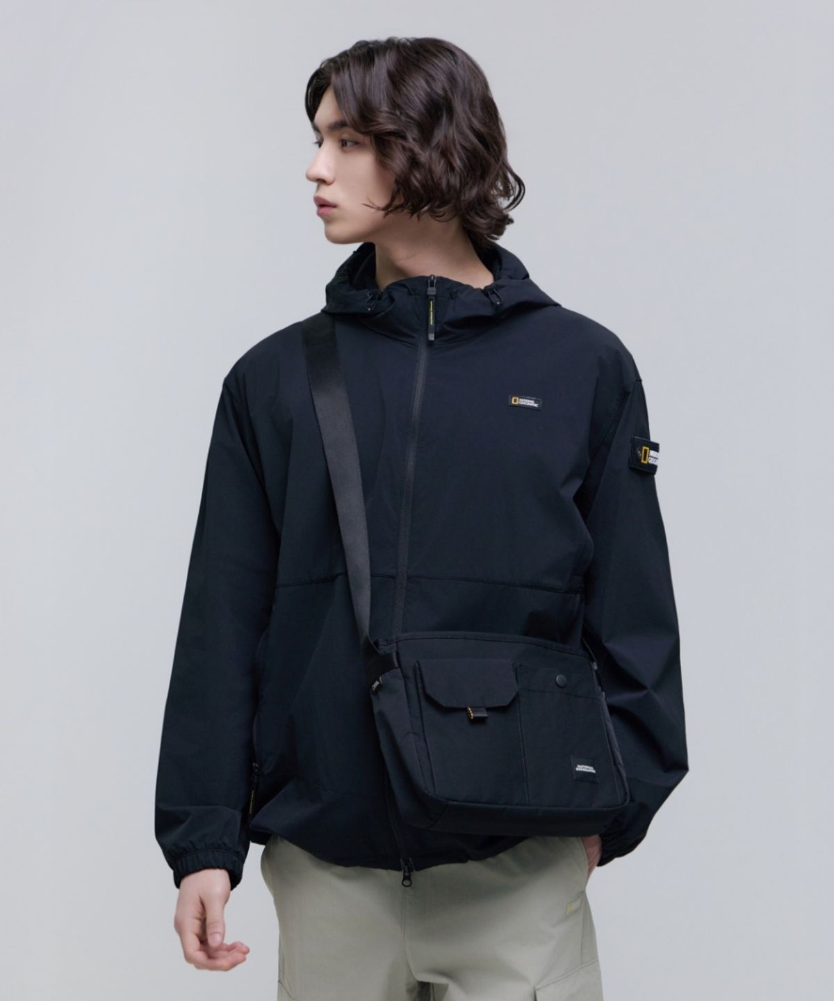 내셔널지오그래픽(NATIONALGEOGRAPHIC) N255ACR740 아델리 크로스백 BLACK