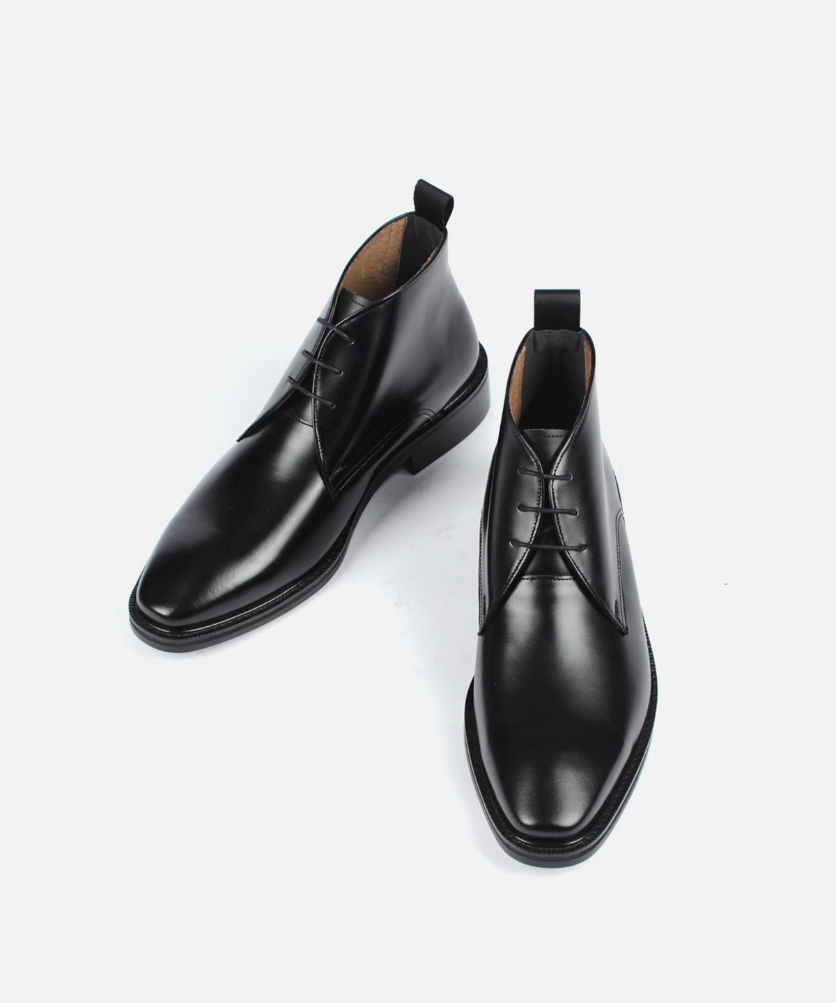 커스텀무드(CUSTOMMOOD) 벨런 소가죽 처카부츠(black fg)