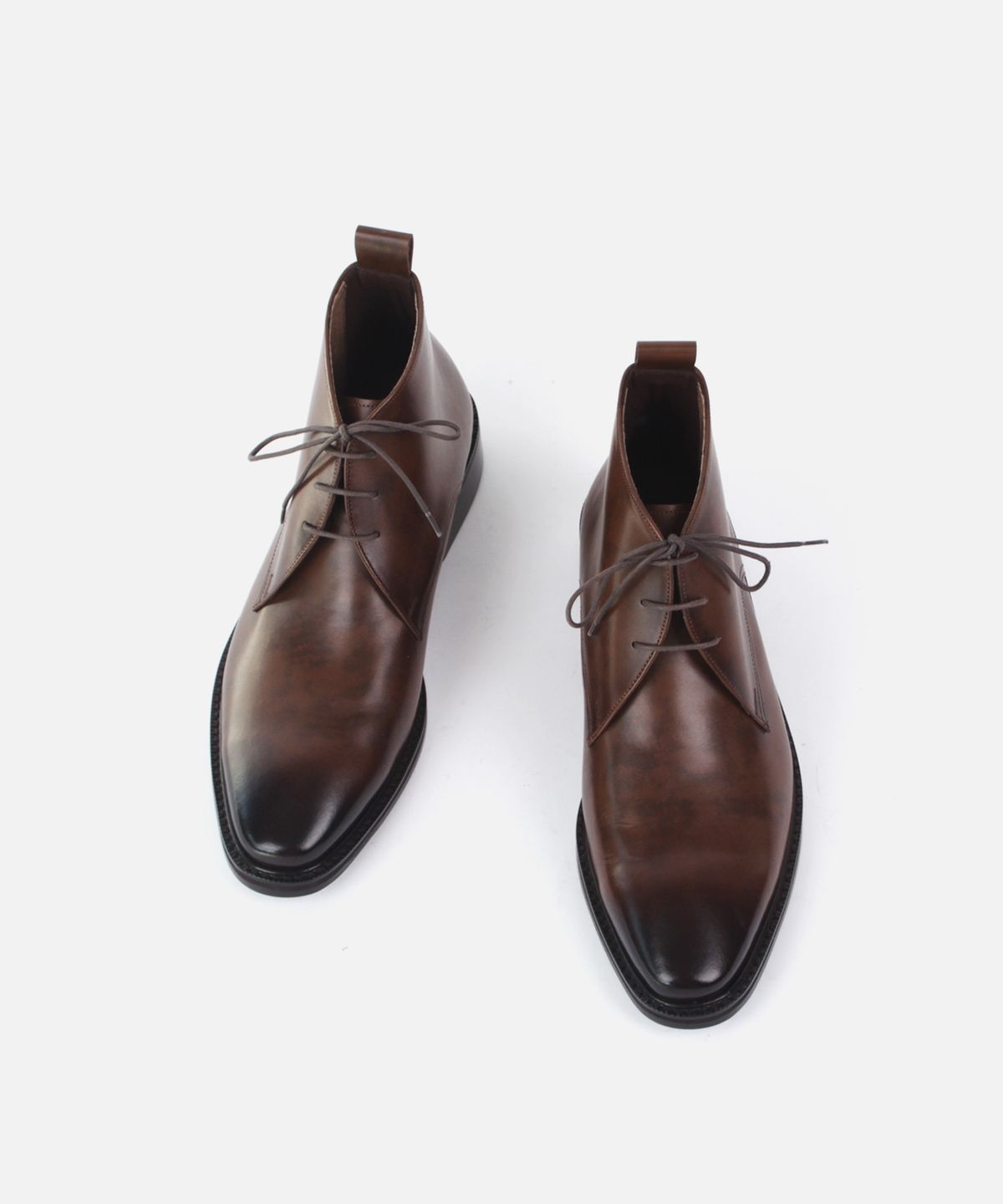 커스텀무드(CUSTOMMOOD) 벨런 소가죽 처카부츠(heritage brown)