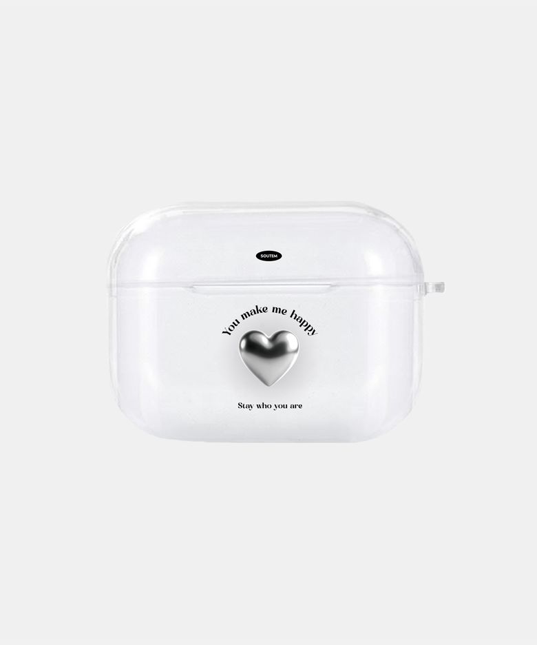 Stay with me_Airpods Buds Clear Case