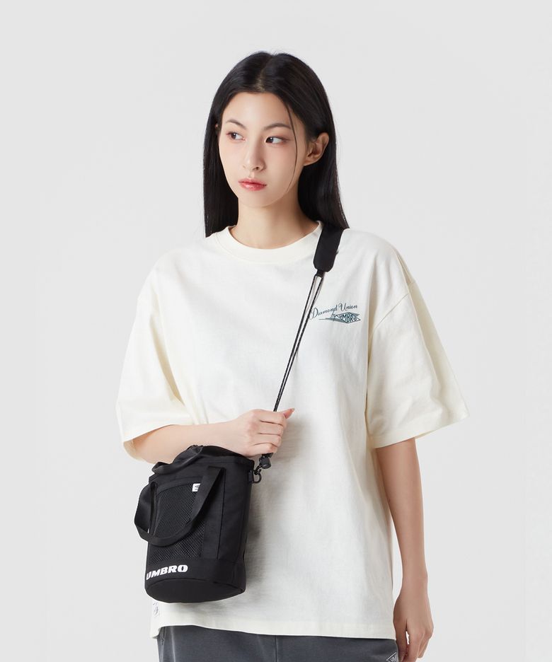 웨이파인더 가먼트다잉 레터링 반팔 티셔츠 아이보리(UQ121CRS11)