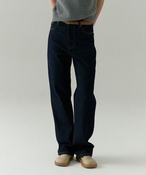 에센셜 스트레이트 데님 팬츠 인디고