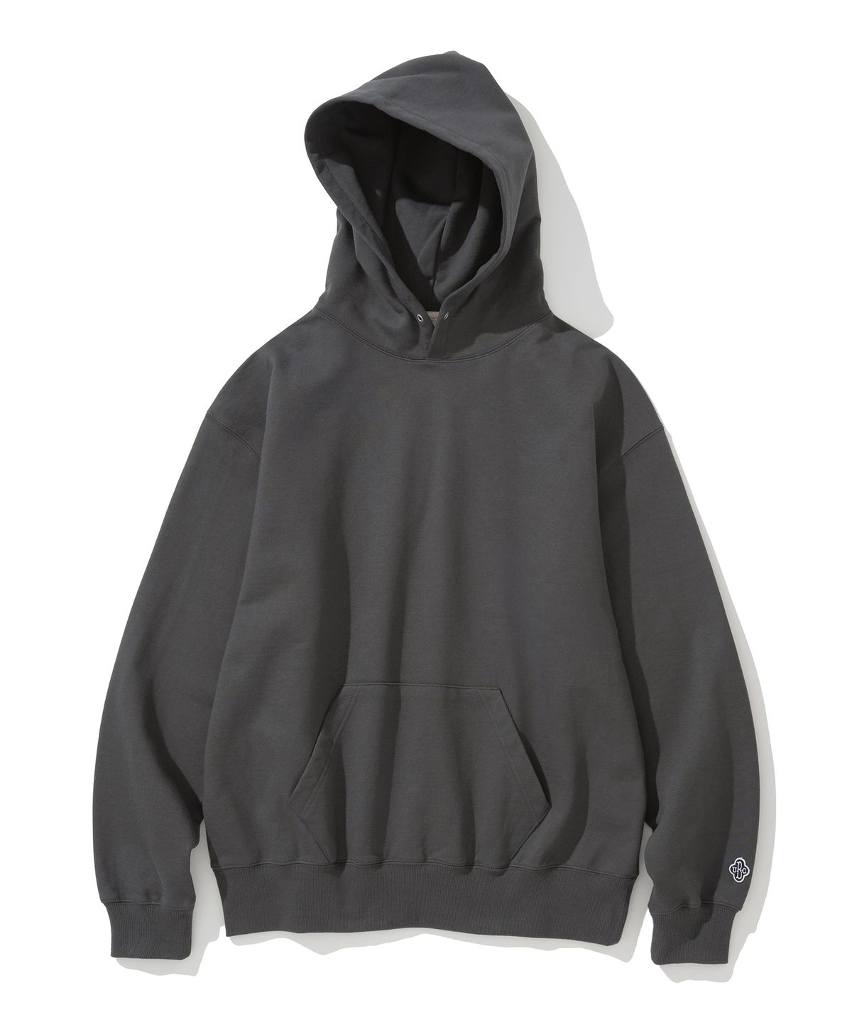 유니폼브릿지(UNIFORM BRIDGE) UBC basic sweat hoodie charcoal