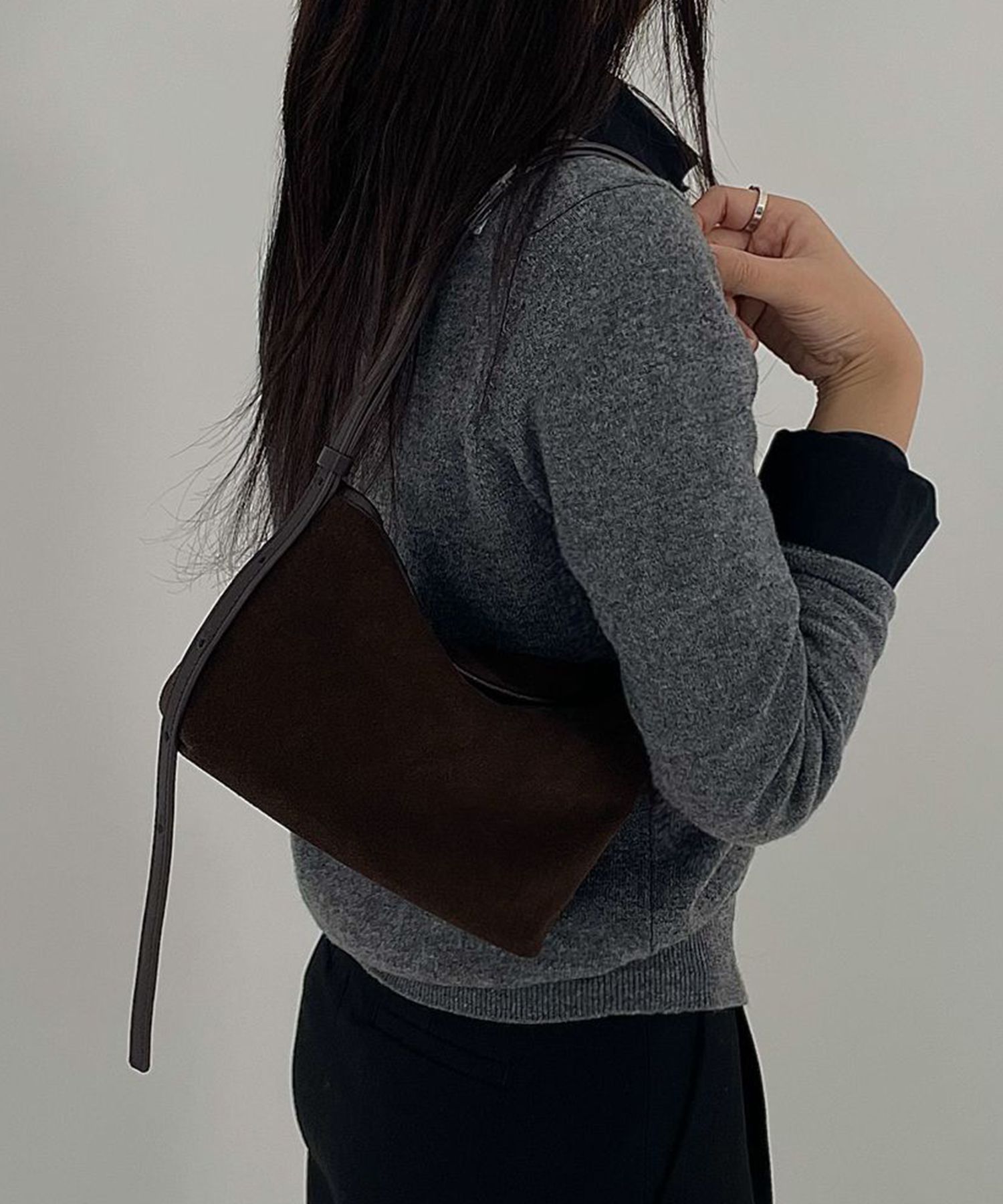 ●LE ABONNE● LUA BAGDARK BROWN AB249NBG003MDBFR MUSINSA | LE ABONNE LUA BAG_DARK BROWN