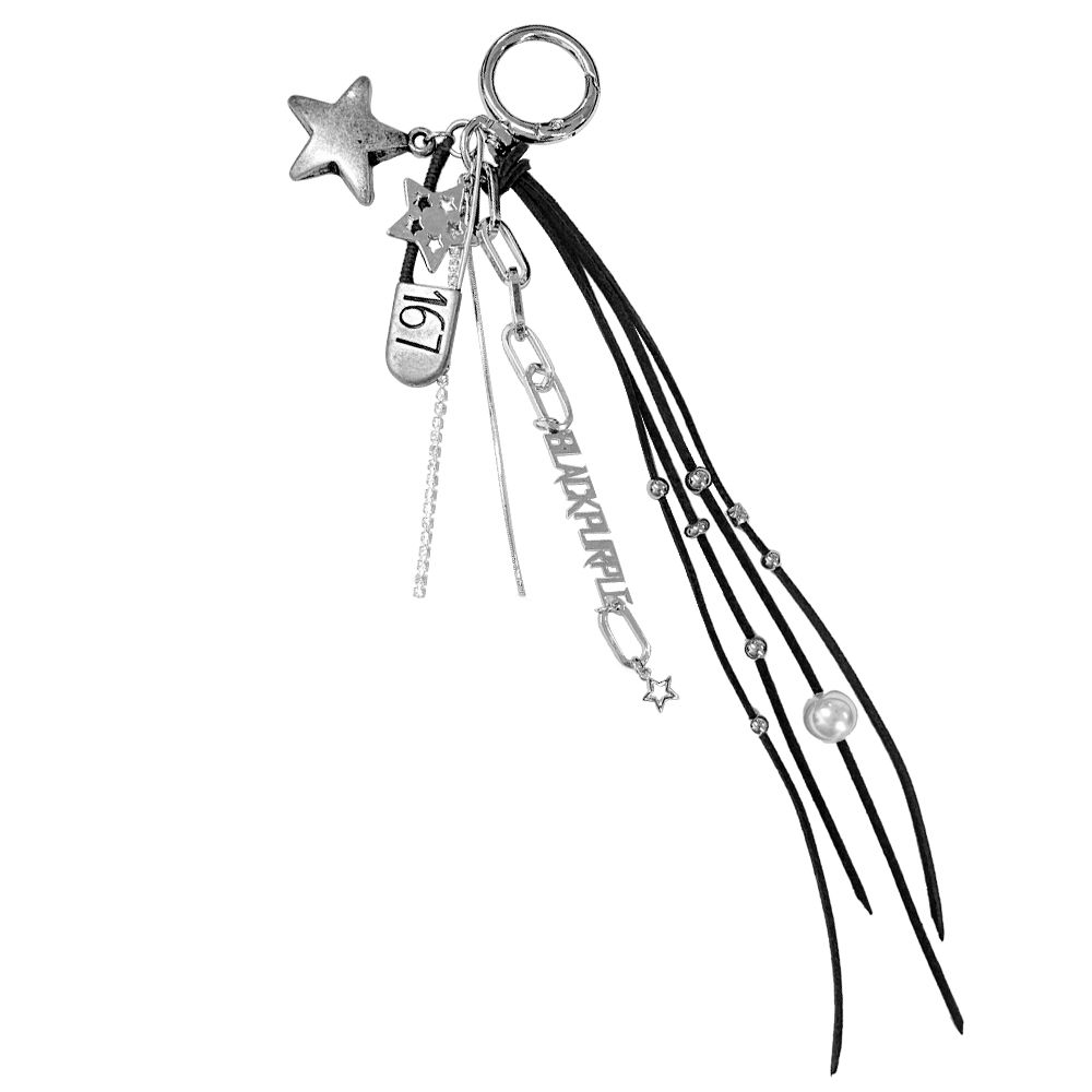 【BLACKPURPLE】24FW★ StellaCord Keyring MUSINSA | BLACK PURPLE StellaCord Keyring-Black