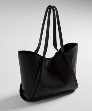 [다니엘] 블랙 쇼퍼백 - 레더 ver