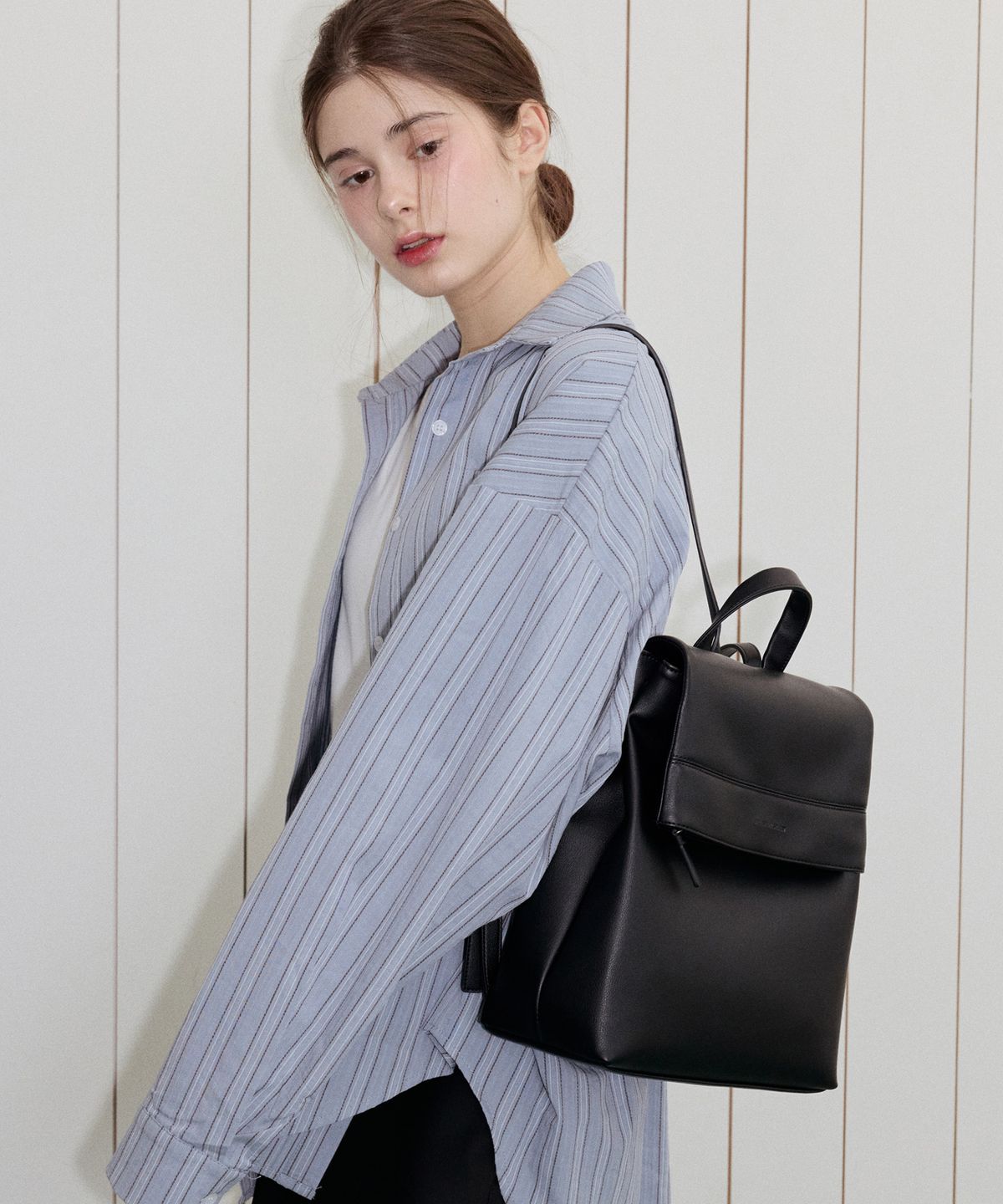 질바이질스튜어트(JILL BY JILLSTUART) [미나] 블랙 스몰 백팩