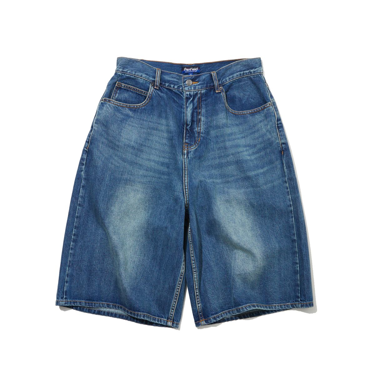 펜필드(PENFIELD) 시그니처 워시드 버뮤다 팬츠 스카이블루_FS1WP05U