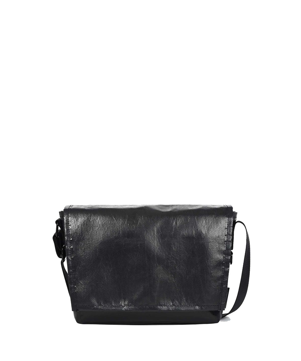 카네이테이(KANEITEI) MINIMAL MIL MESSENGER BAG S (BLACK) / UPCYCLED