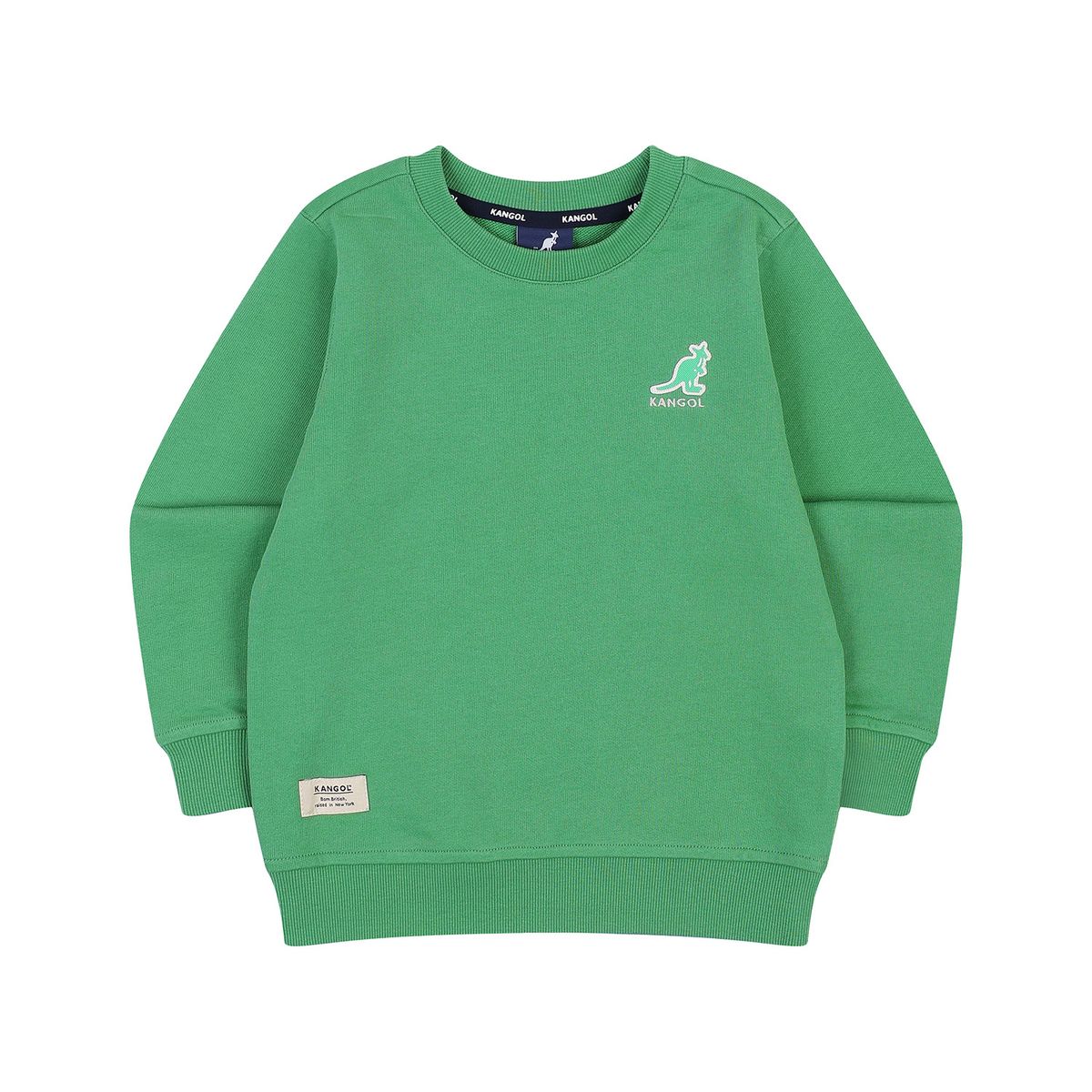 캉골키즈(KANGOL KIDS) 오리지날 심볼 스웻셔츠 RA 0004 그린