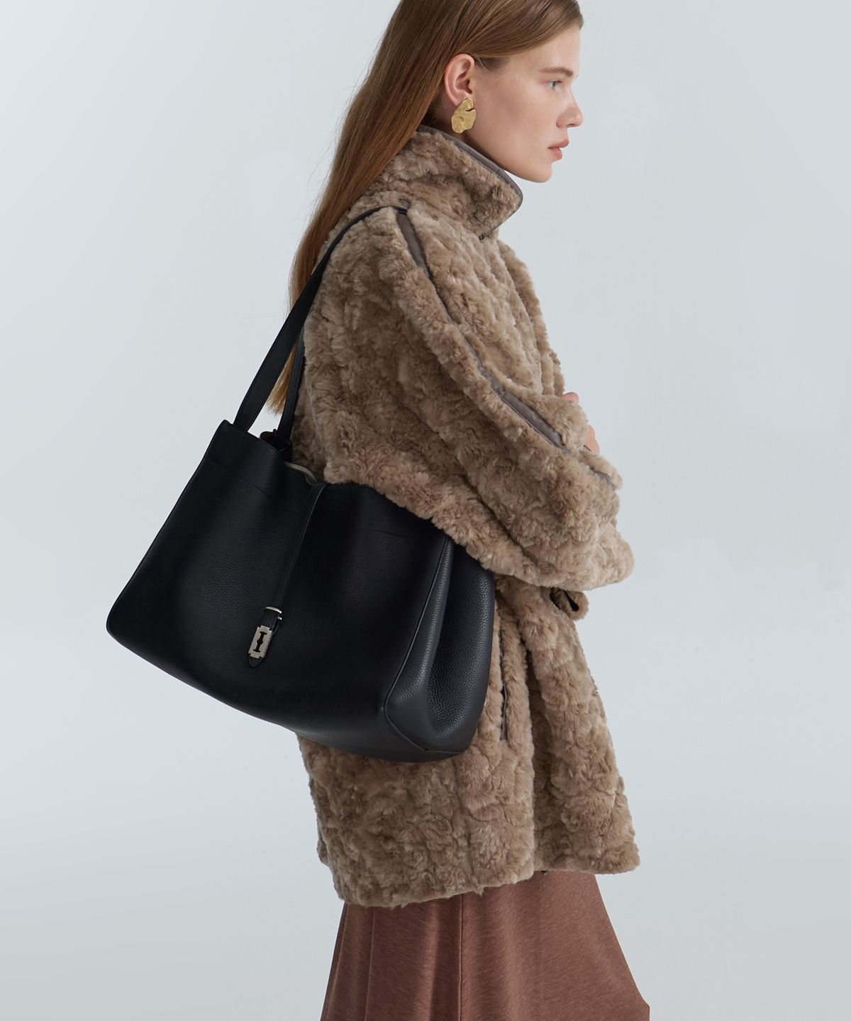 분크(VUNQUE) Perfec Grab Shopper L (퍼펙 그랩 쇼퍼 라지) Black