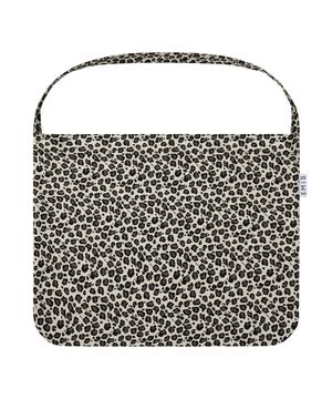 LEOPARD CORDUROY ECO BAG-WHITE