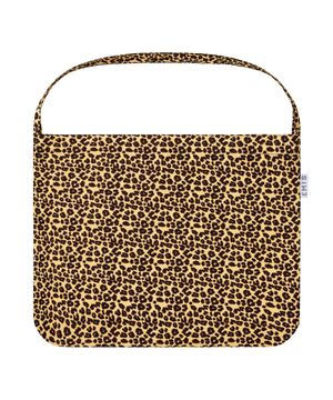 LEOPARD CORDUROY ECO BAG-BEIGE