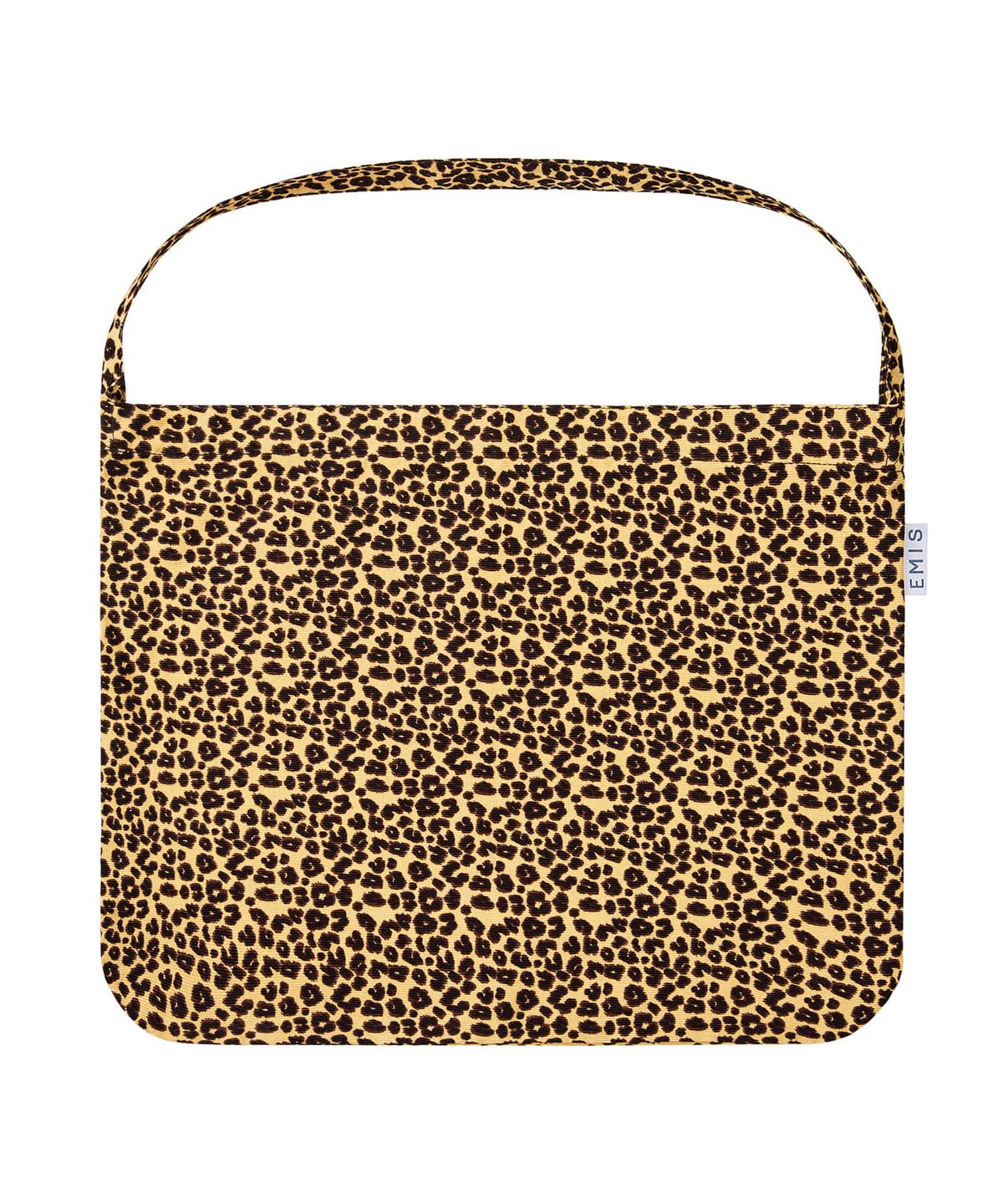 이미스(EMIS) LEOPARD CORDUROY ECO BAG-BEIGE