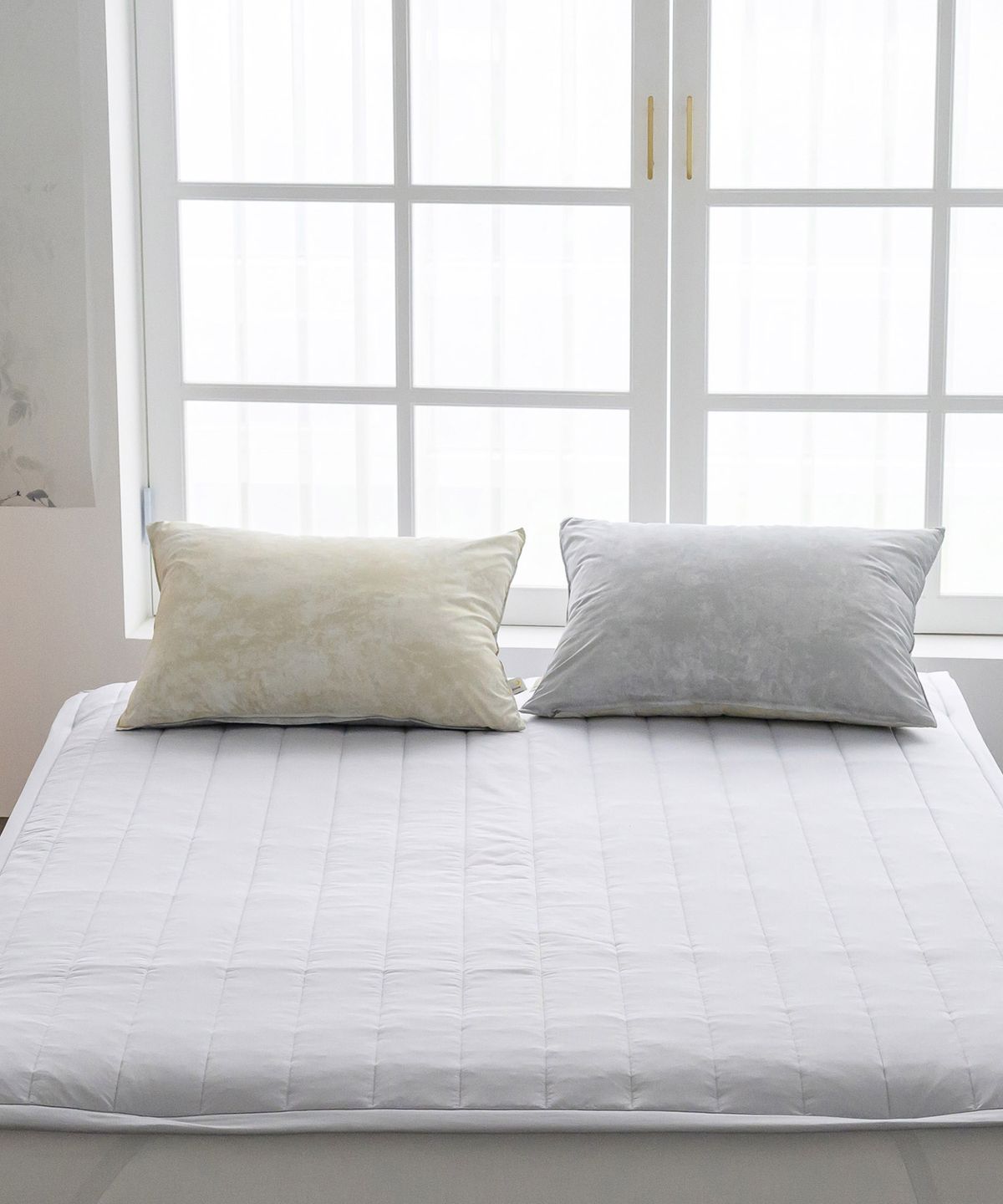 샤이닝홈(SHININGHOME) 더블리 구름블렌드 M2 알러지케어 고정밴드 침대패드 SS/Q 2size