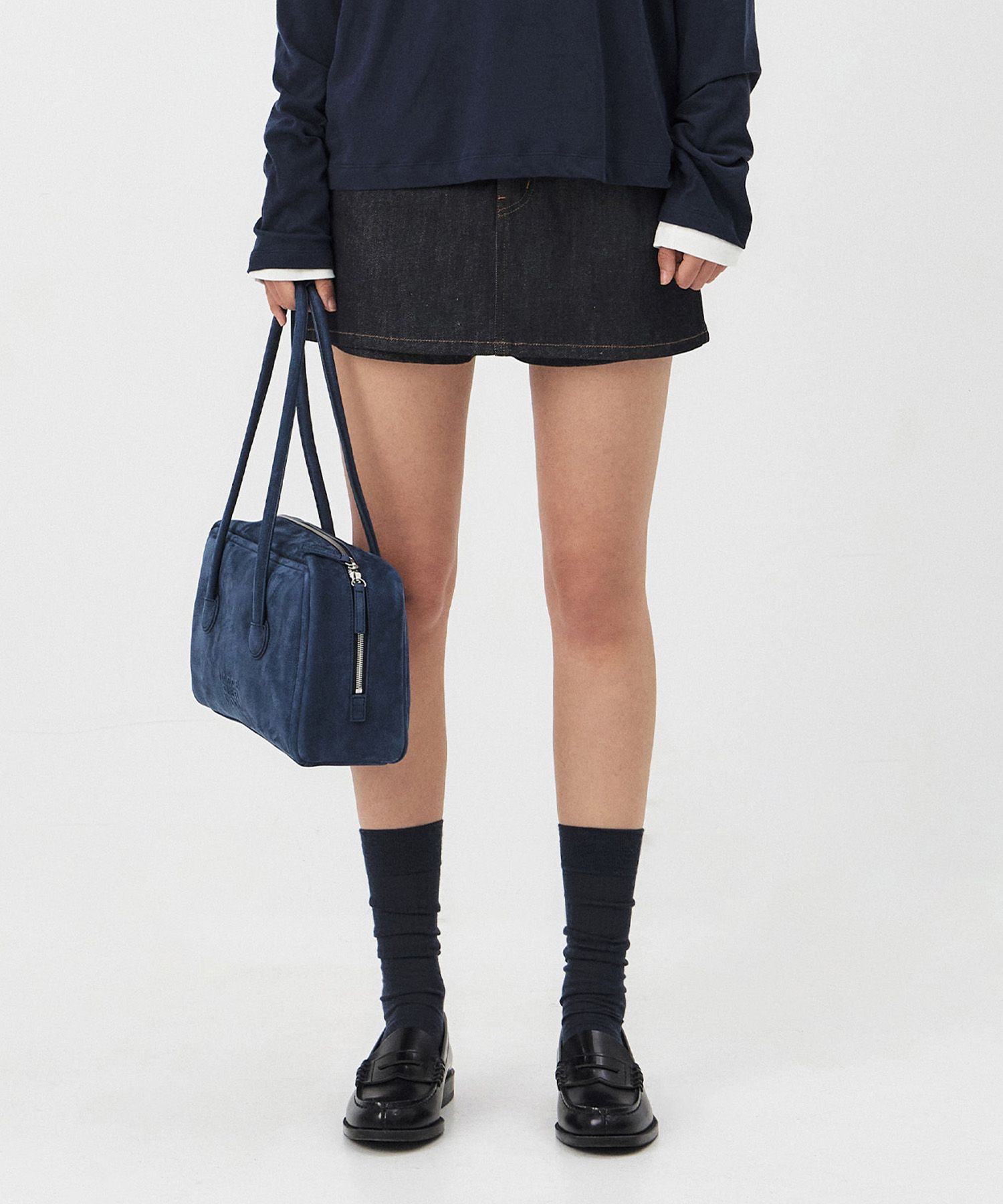 ★2025PS新作★GROVE★RAKE DENIM SKIRT-PANTS MUSINSA | GROVE RAKE DENIM SKIRT-PANTS [2COLORS]