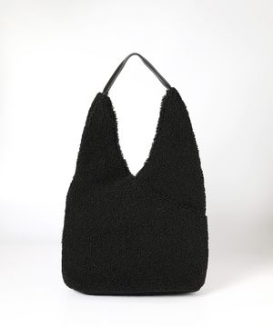 Oblique shopper bag - Black