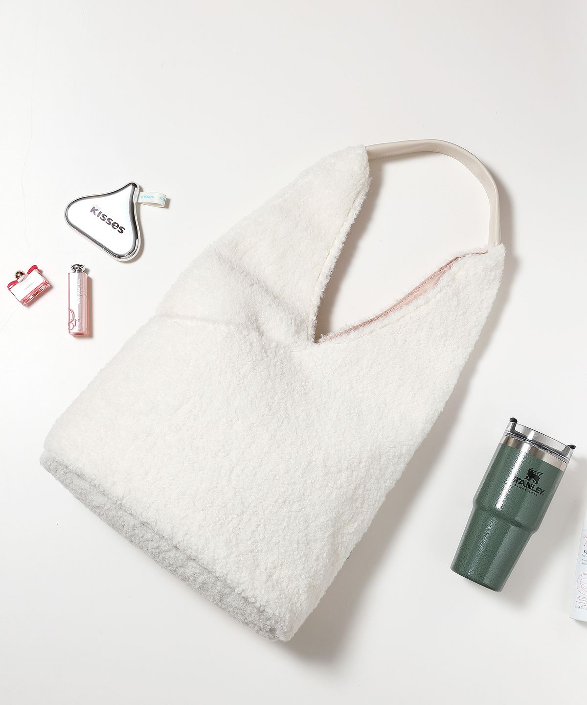 옐로우스톤(YELLOWSTONE) Oblique shopper bag - Ivory