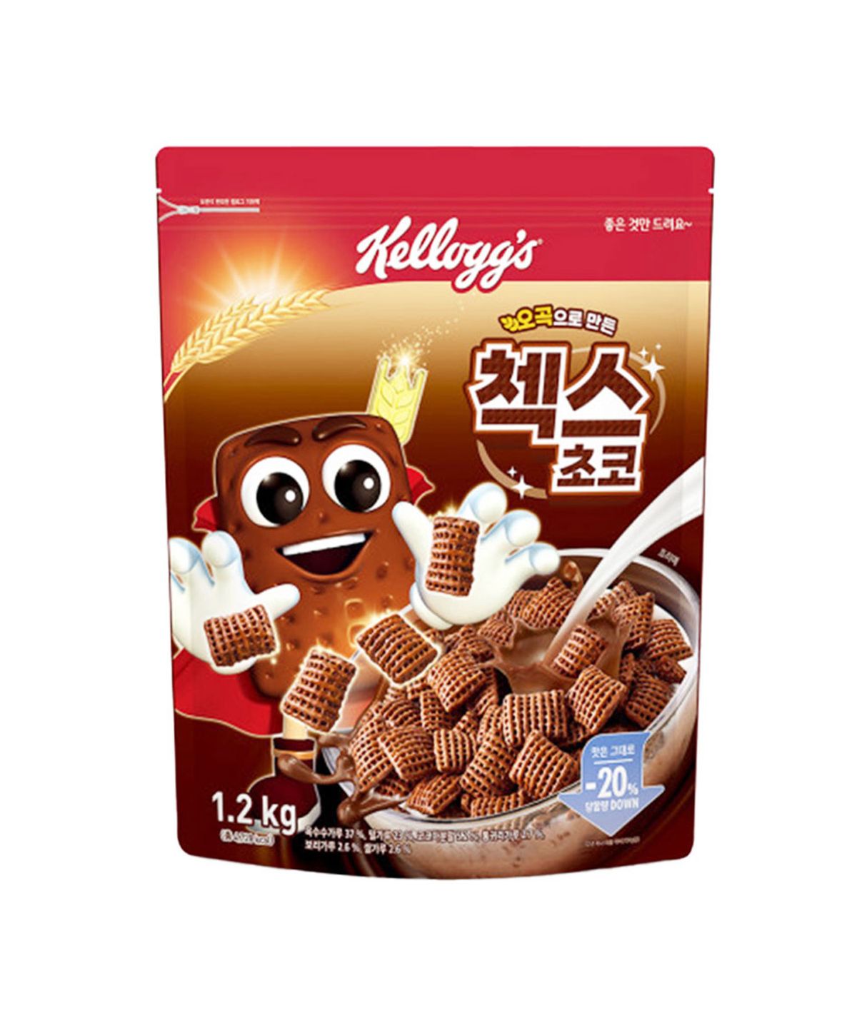 켈로그(KELLOGG) 오곡 첵스초코 1200g 1개
