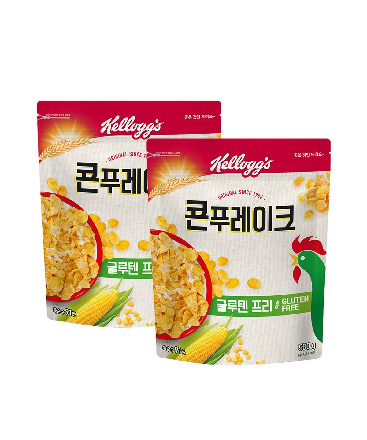켈로그(KELLOGG) 콘푸레이크 530g 2개