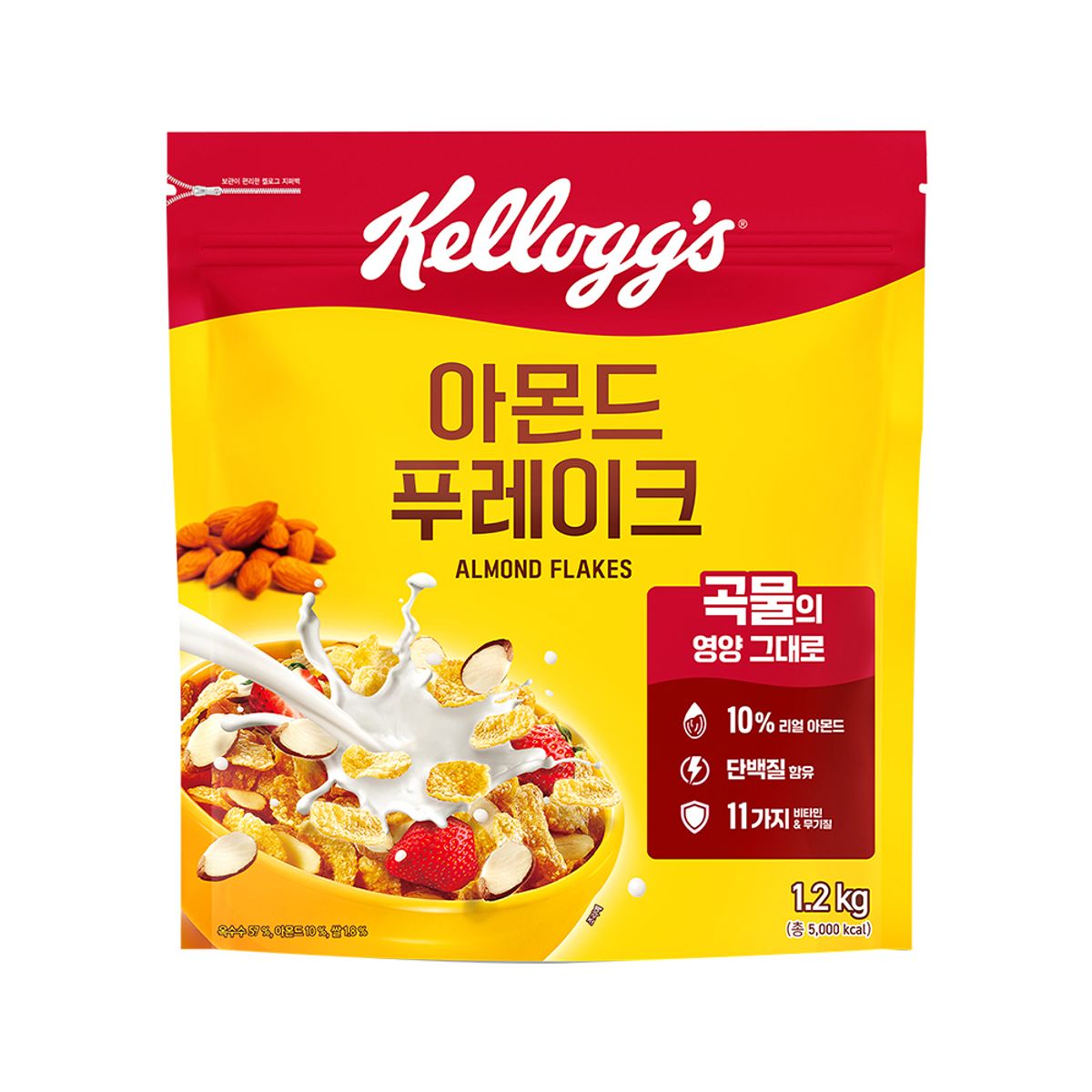 켈로그(KELLOGG) 아몬드 푸레이크 1200g 1개