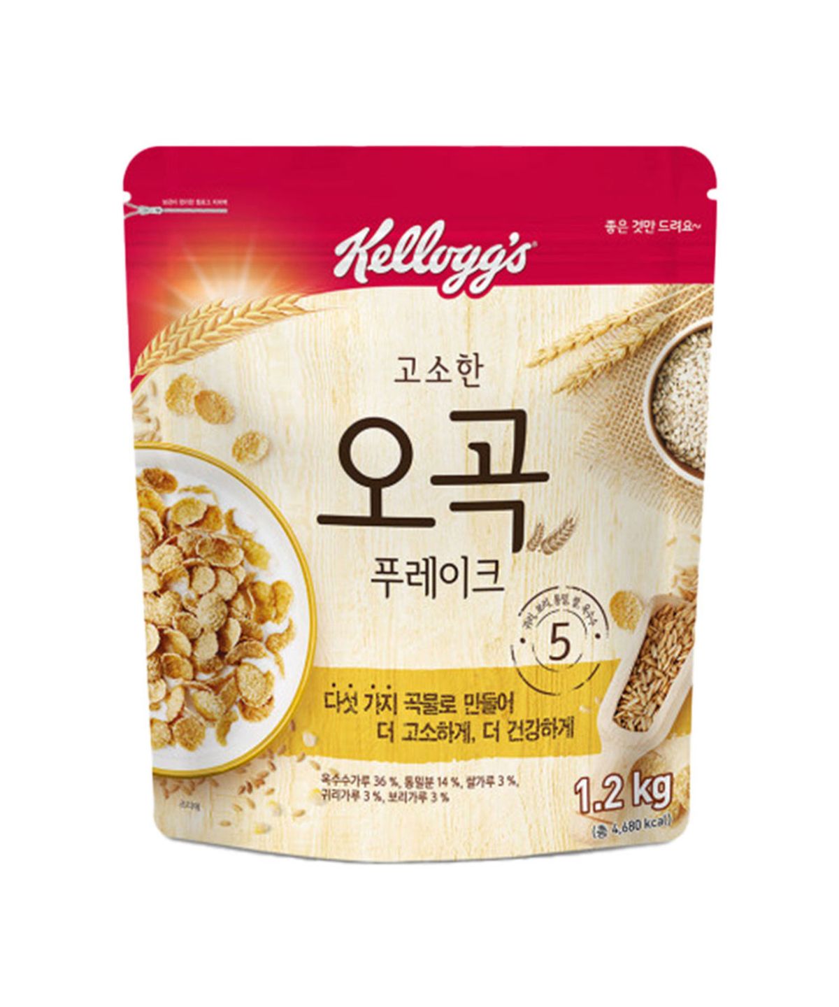 켈로그(KELLOGG) 오곡푸레이크 1200g 1개