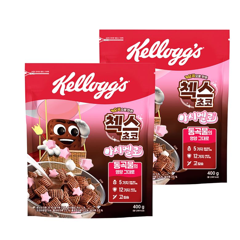 첵스초코 마시멜로 400g 2개
