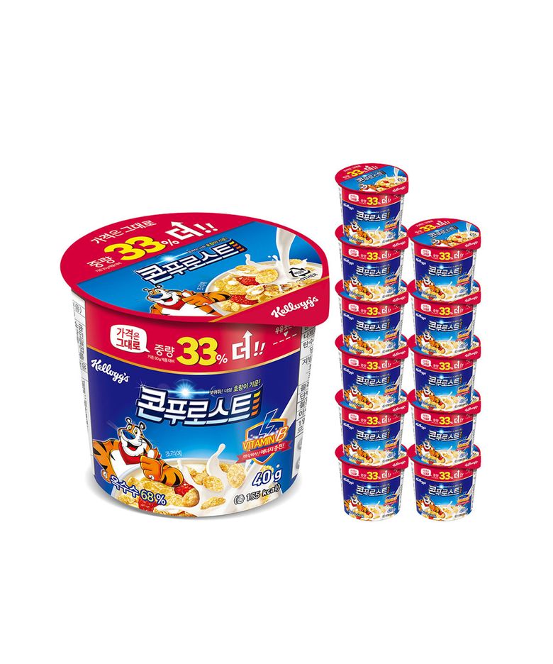 콘푸로스트 컵시리얼 40g 12개