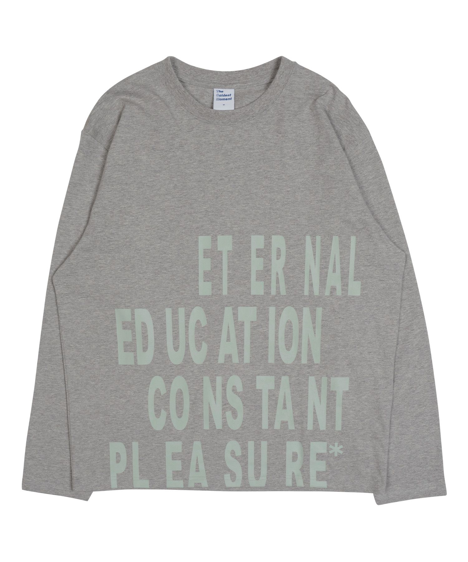 ◆25SS THE COLDEST MOMENT TCM eternal long sleeve/2色◆ MUSINSA | THE COLDEST MOMENT TCM eternal long sleeve (grey)