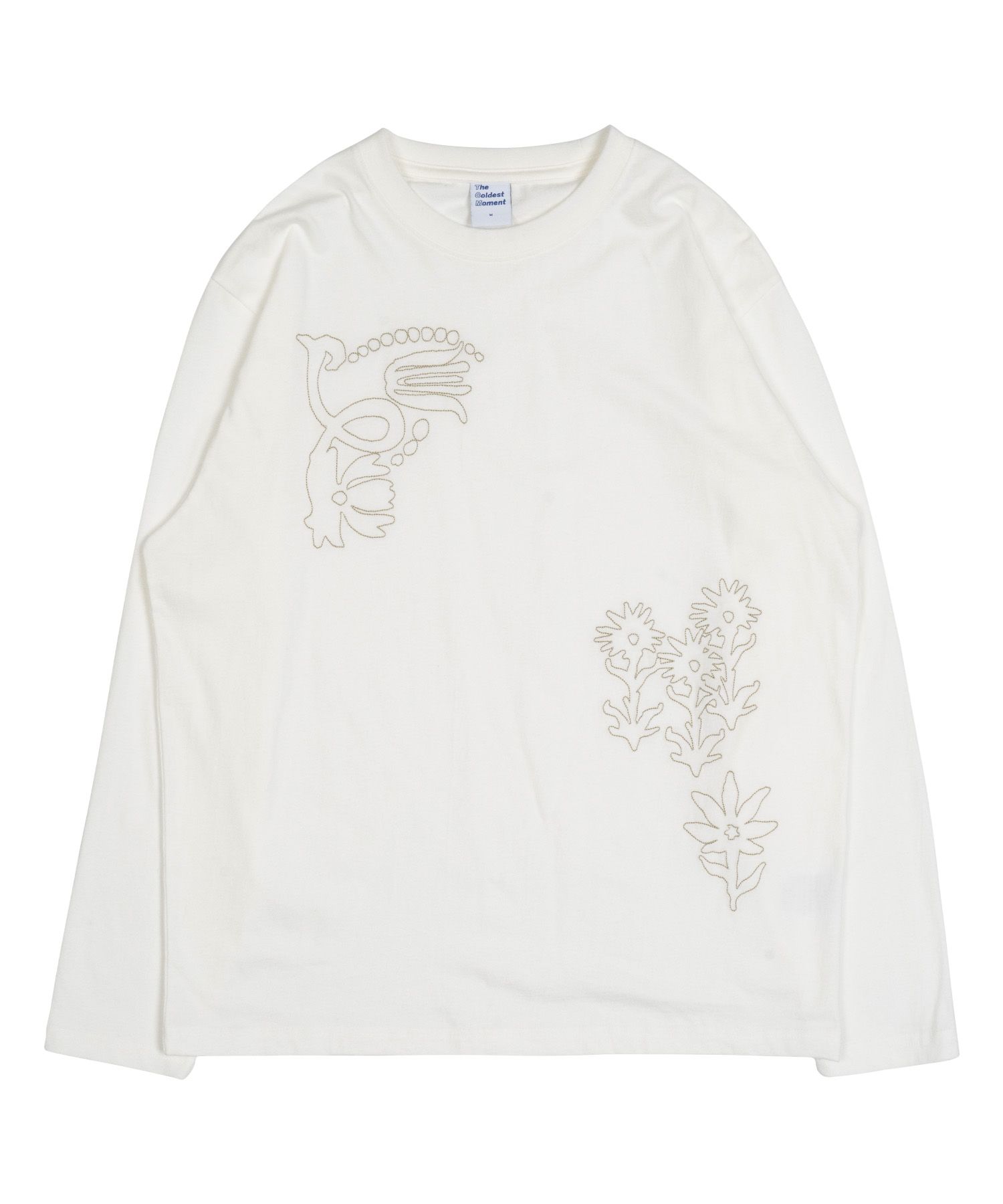 Tシャツ・カットソー THE COLDEST MOMENT TCM wat long sleeve MUSINSA | THE COLDEST MOMENT TCM garden long sleeve (white