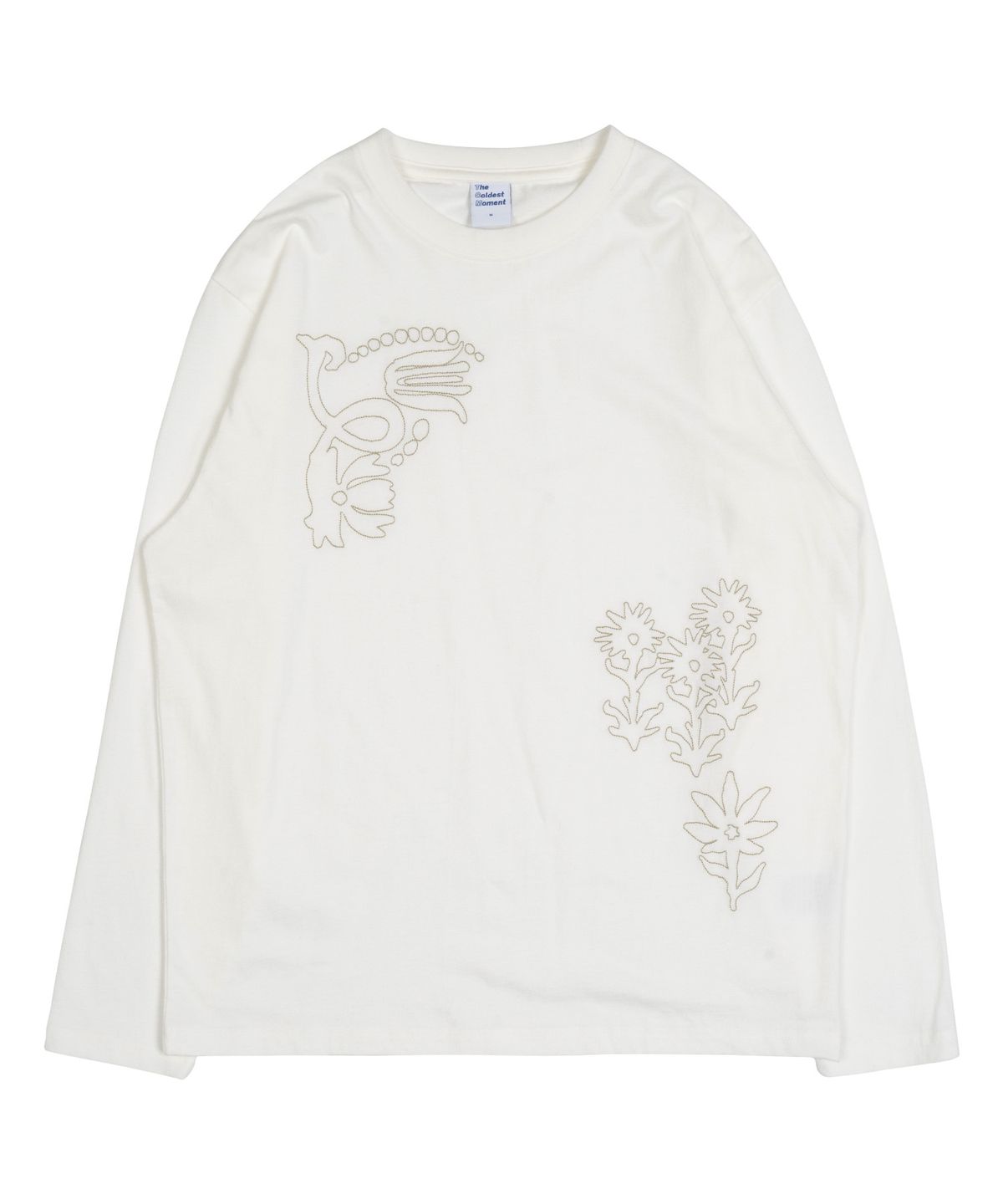 더콜디스트모먼트(THE COLDEST MOMENT) TCM garden long sleeve (white/ivory)