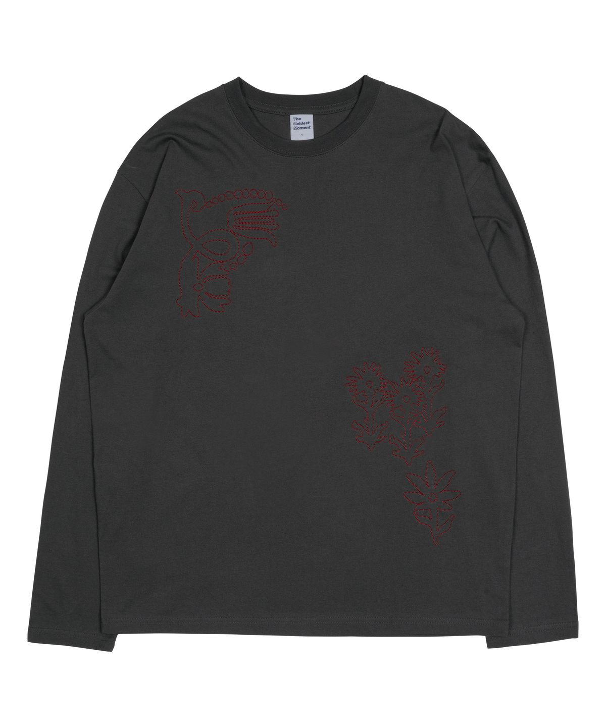 더콜디스트모먼트(THE COLDEST MOMENT) TCM garden long sleeve (charcoal)