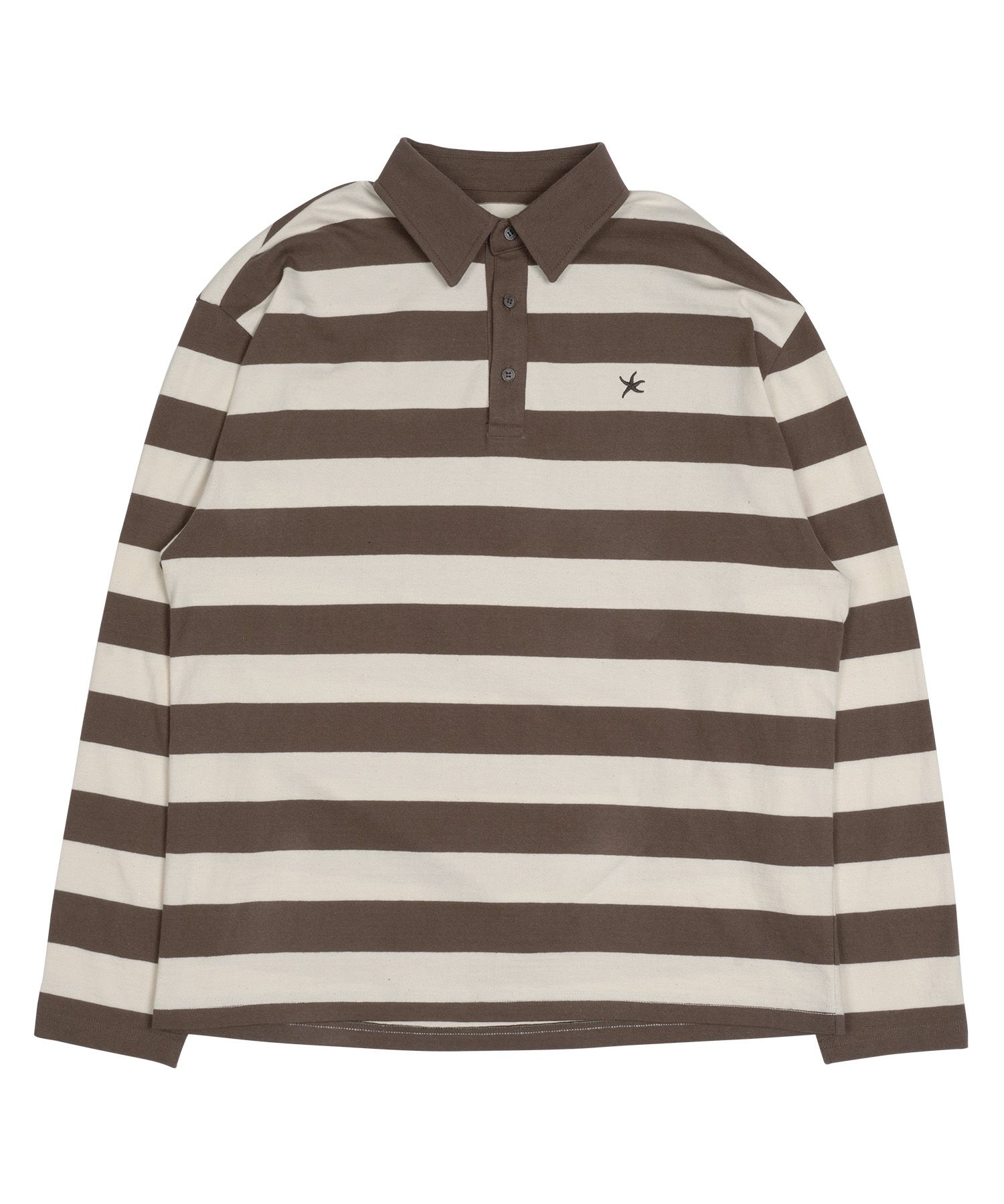 MUSINSA | THE COLDEST MOMENT TCM rugby long sleeve (brown)