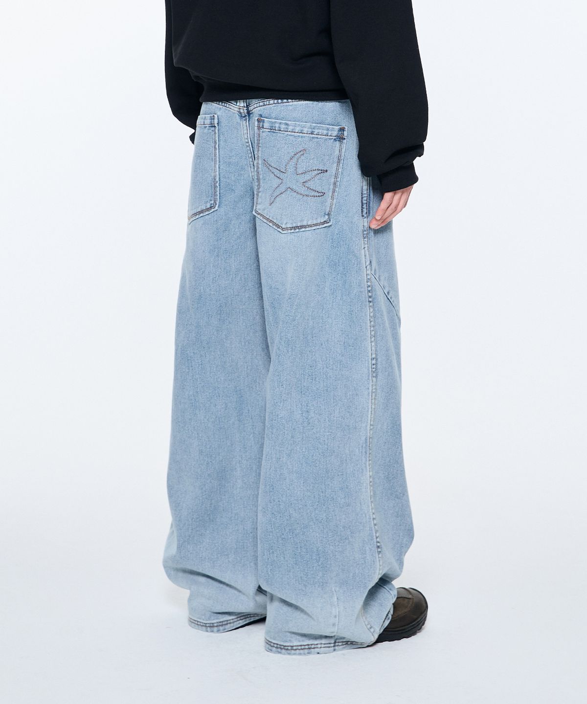 더콜디스트모먼트(THE COLDEST MOMENT) TCM starfish denim pants (blue)