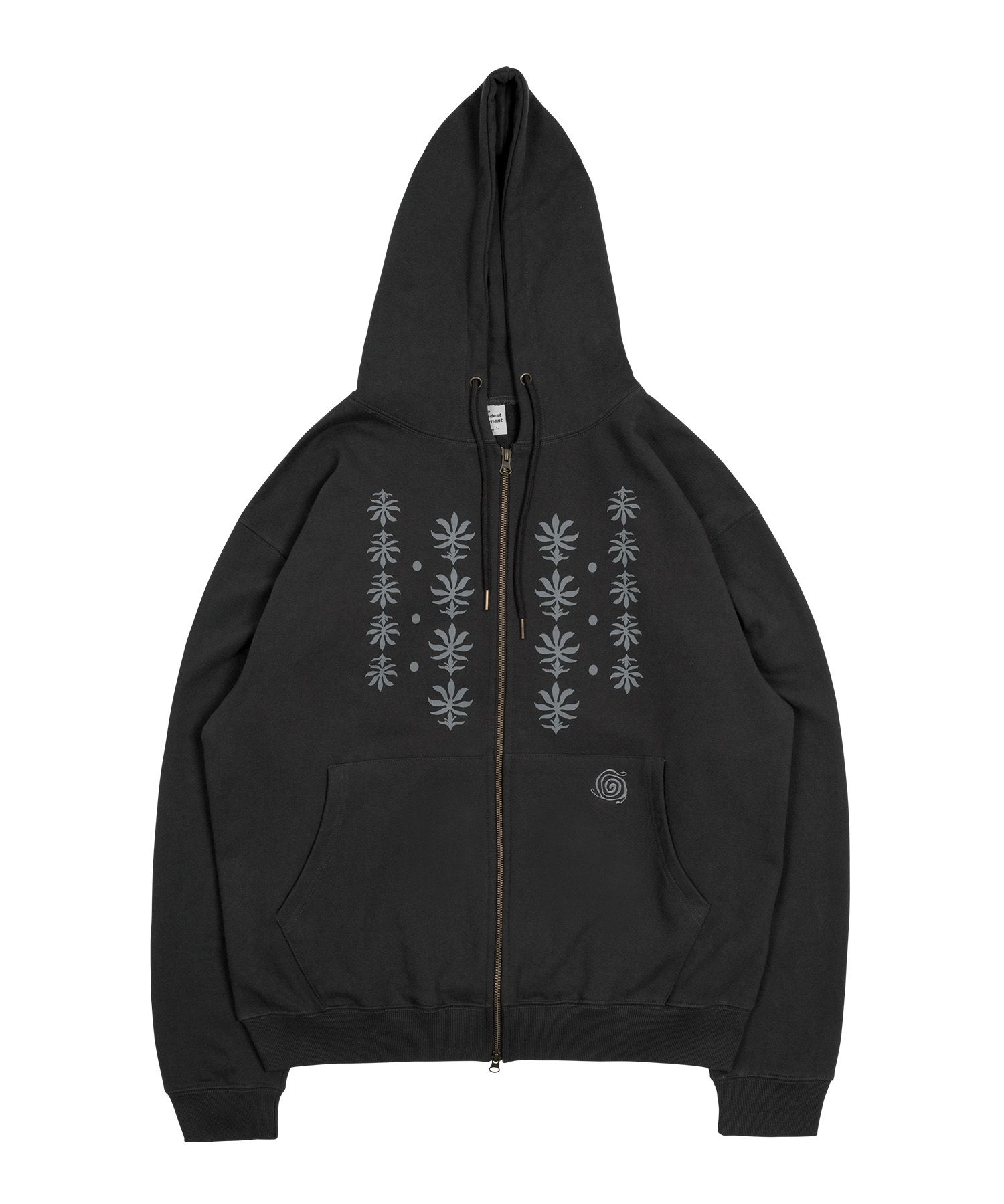MUSINSA | PARTIMENTO WOMEN Classic Circle Logo Oversized Zip