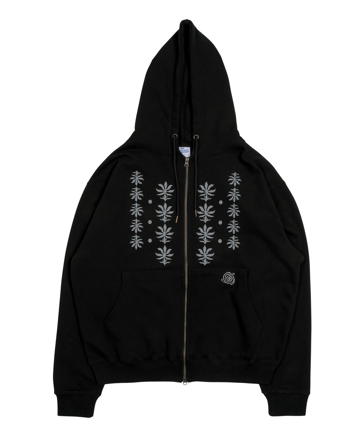 더콜디스트모먼트(THE COLDEST MOMENT) TCM ethnic hooded zip-up (black)