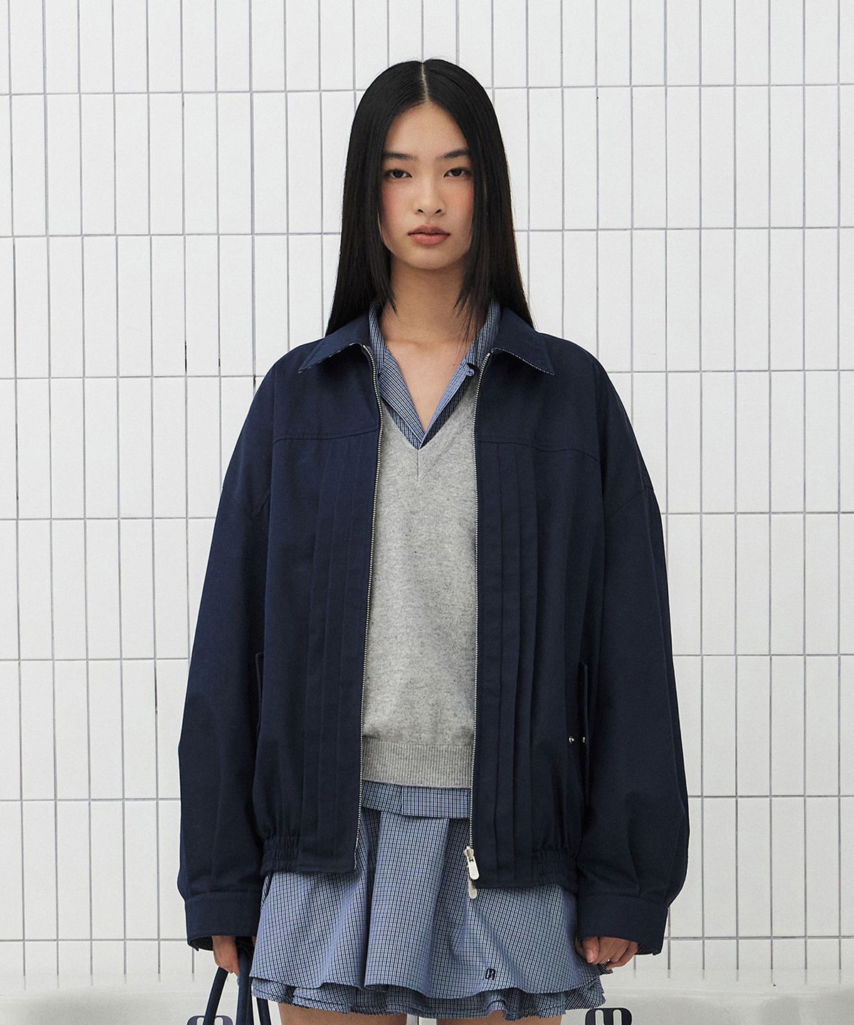 그로브(GROVE) VINE REVERSIBLE JUMPER [2COLORS]