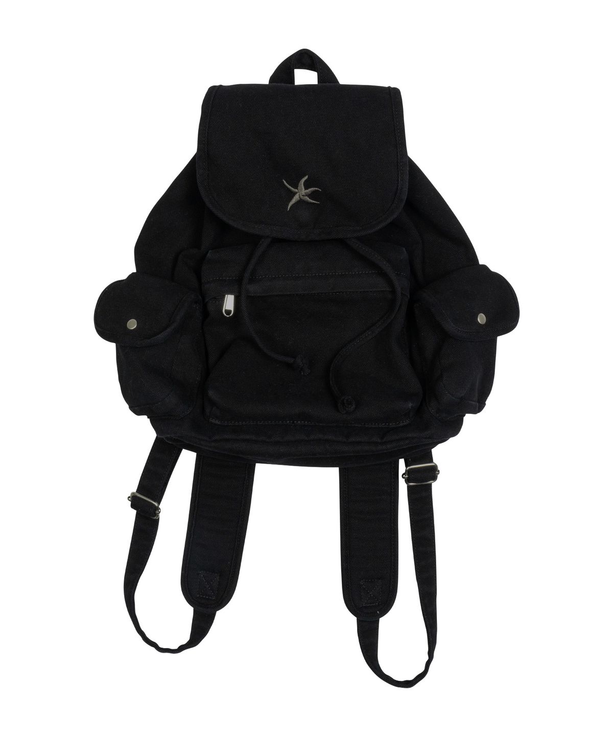 더콜디스트모먼트(THE COLDEST MOMENT) TCM starfish denim backpack (black)