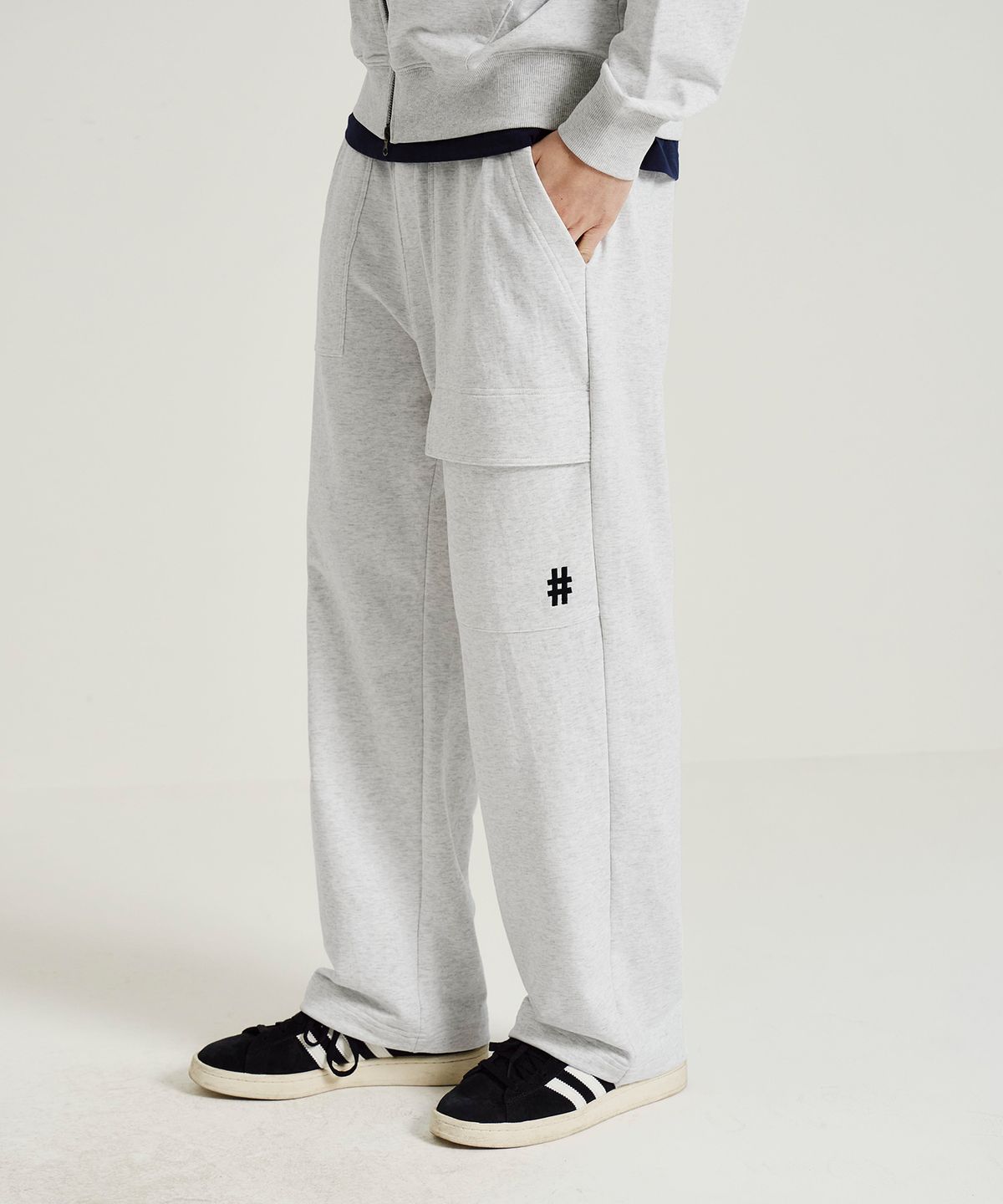 빈트릴(BEENTRILL) 퍼티그 트레이닝 팬츠(아이스 그레이)