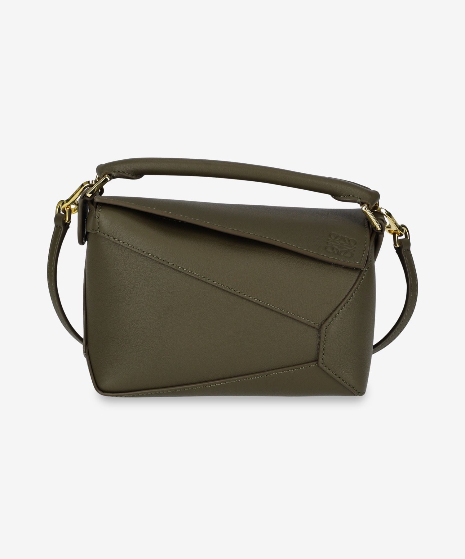 MUSINSA | LOEWE Mini Puzzle Shoulder Bag - Dark Khaki Green
