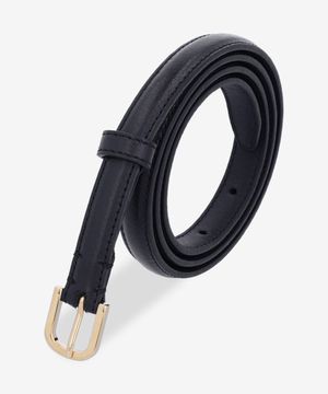 씬 레더 벨트 - 블랙 / 244WAM877LE0025001