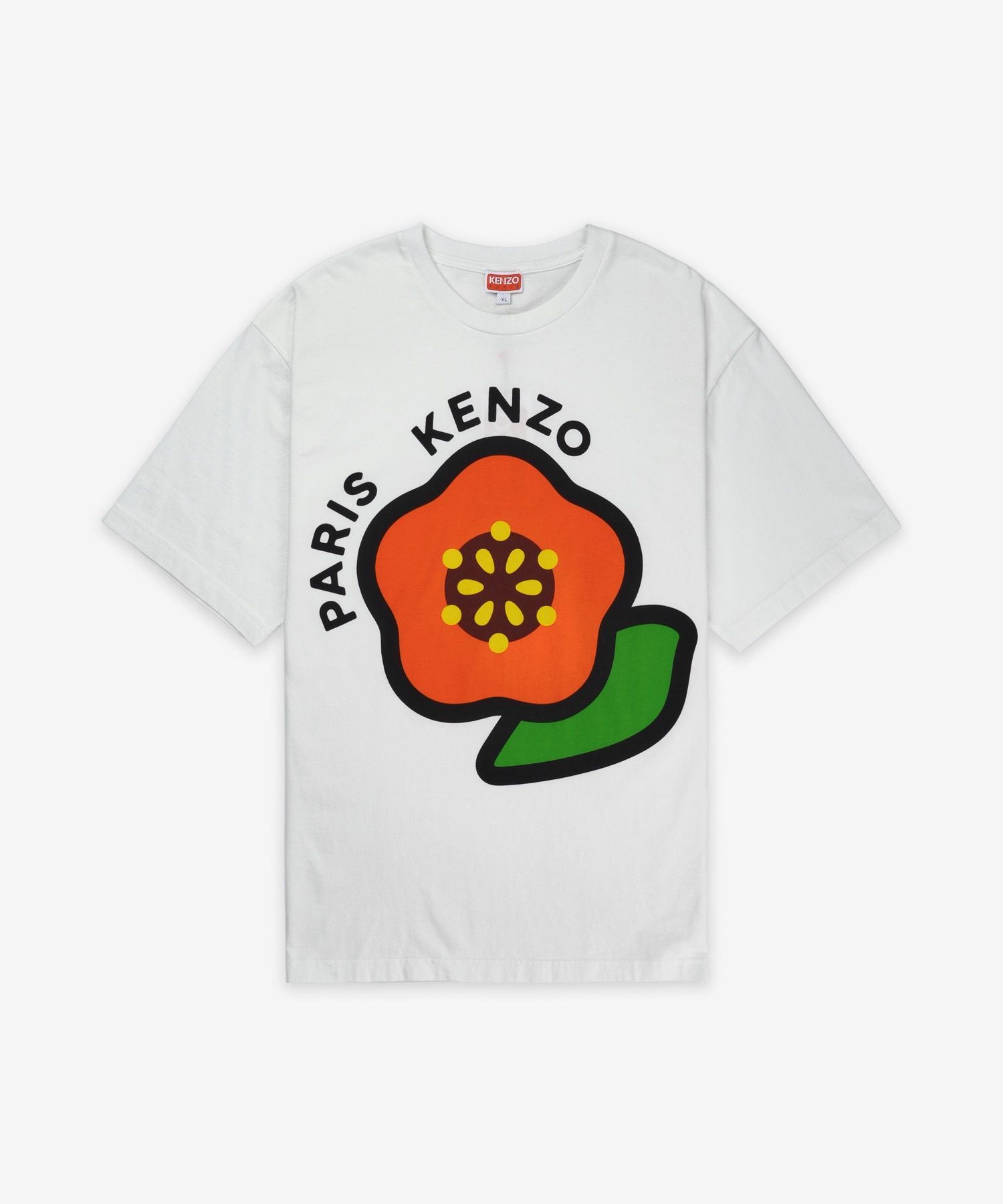 ★KENZO★ Genzo Pop Short Sleeve T-Shirt Off White FF55TS530 MUSINSA | KENZO Genzo Pop Short Sleeve T-Shirt - Off White