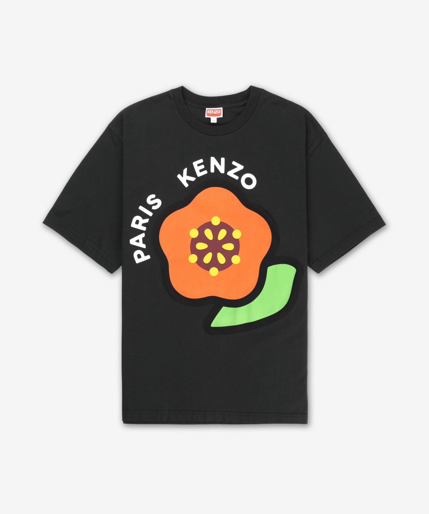 ★KENZO★ Genzo Pop Short Sleeve T-Shirt Black FF55TS5304SG9 MUSINSA | KENZO Genzo Pop Short Sleeve T-Shirt - Black