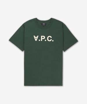 그랑 VPC 레귤러핏 반소매 티셔츠 - 다크그린:화이트 / COHBMM26384KMA