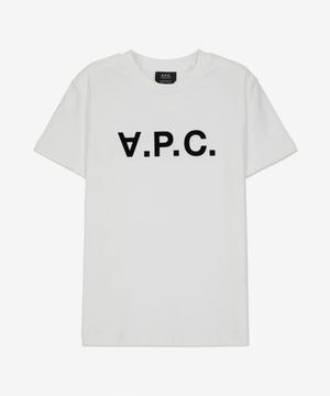 그랑 VPC 레귤러핏 반소매 티셔츠 - 화이트:다크네이비 / COHBMM26384TAE