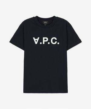 그랑 VPC 레귤러핏 반소매 티셔츠 - 다크네이비:에크루 / COHBMM26384TIQ