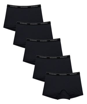 [5PACK] 베이직 아웃밴드 네모팬티