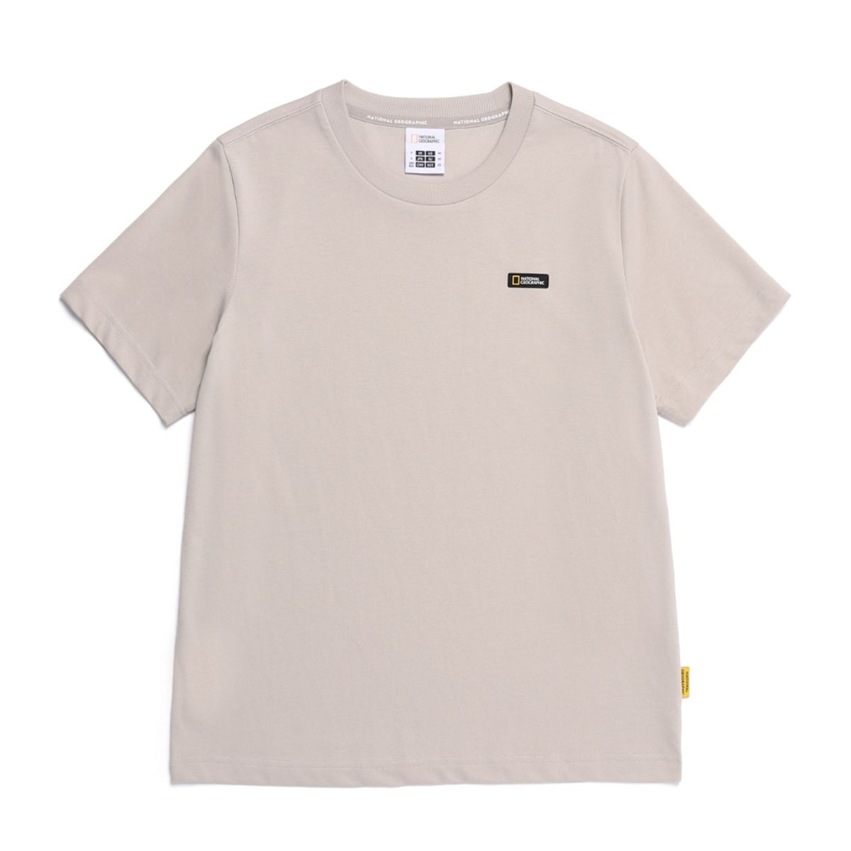 내셔널지오그래픽(NATIONALGEOGRAPHIC) N255UTS910 네오디 스몰로고 반팔 티셔츠 MOURNING BEIGE